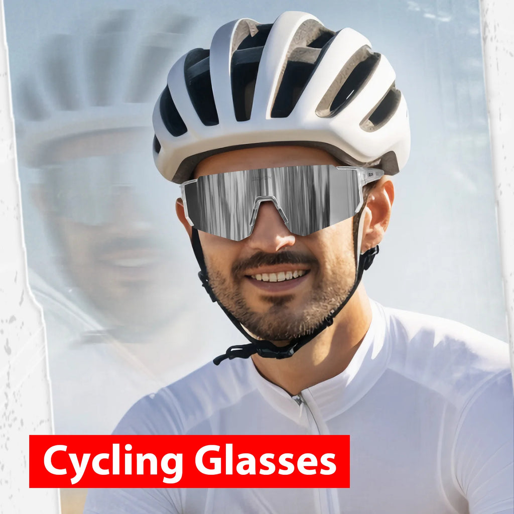 Lunettes de cyclisme SCVCN avec protection UV400, idéales pour le sport en plein air