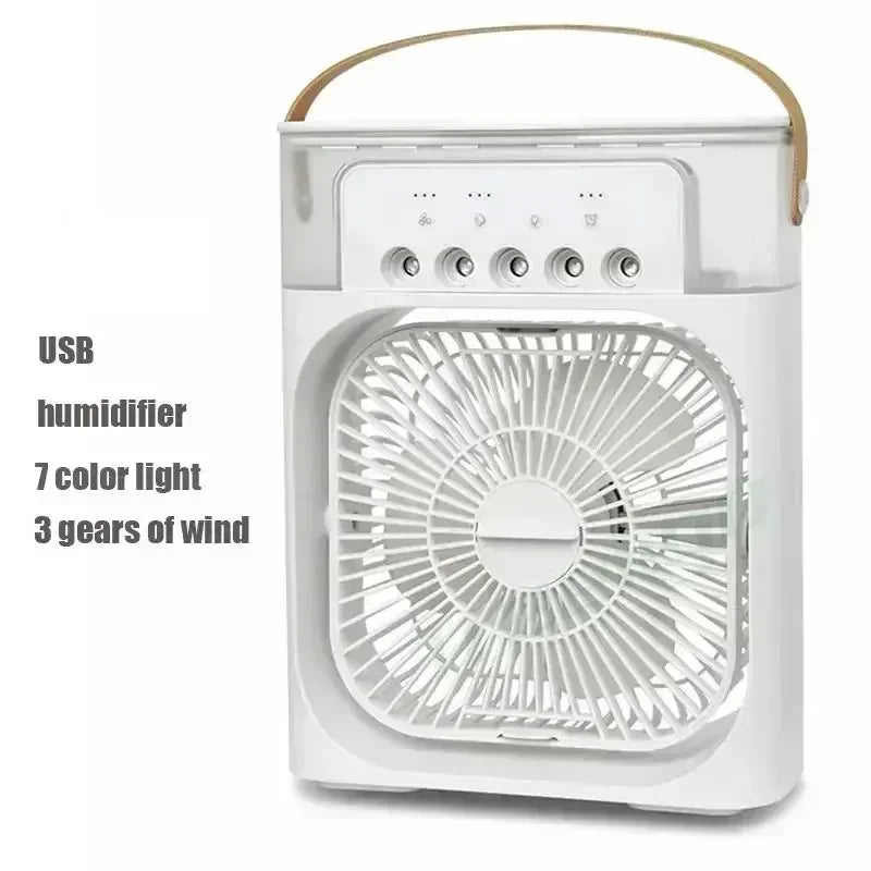 Rafraîchisseur d'air 3-en-1 compact et polyvalent.