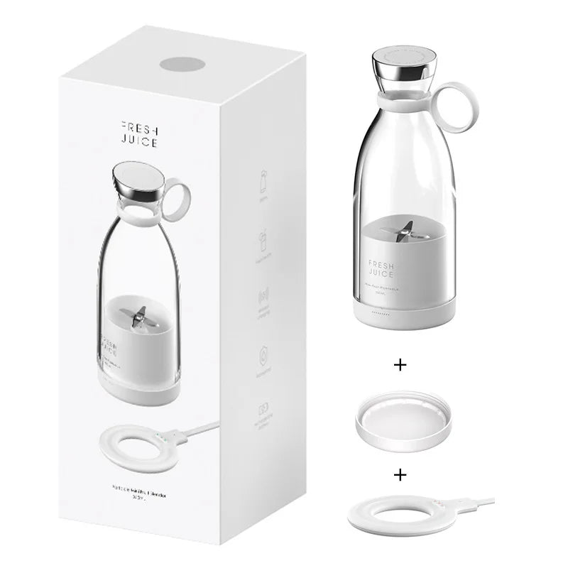 Juicer Cup Portable Rechargeable Electric Blender Mini Fruit Vegetable Smoothie Maker Multifunctional Household Travel Drinkware