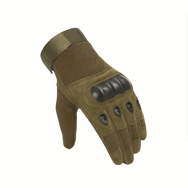 Tactical Military Gloves, Color Bullet Air Gun Shooting, Soldier Combat Anti Slip Bicycle All Finger Gloves, MEN'S Clothing GLOV