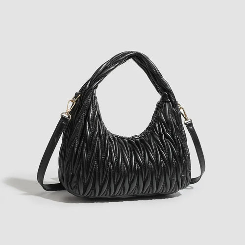 2026 New Simple Lingge Dumpling Bun Versatile Fashion Commuter Handheld Shoulder Bag Underarm Bag