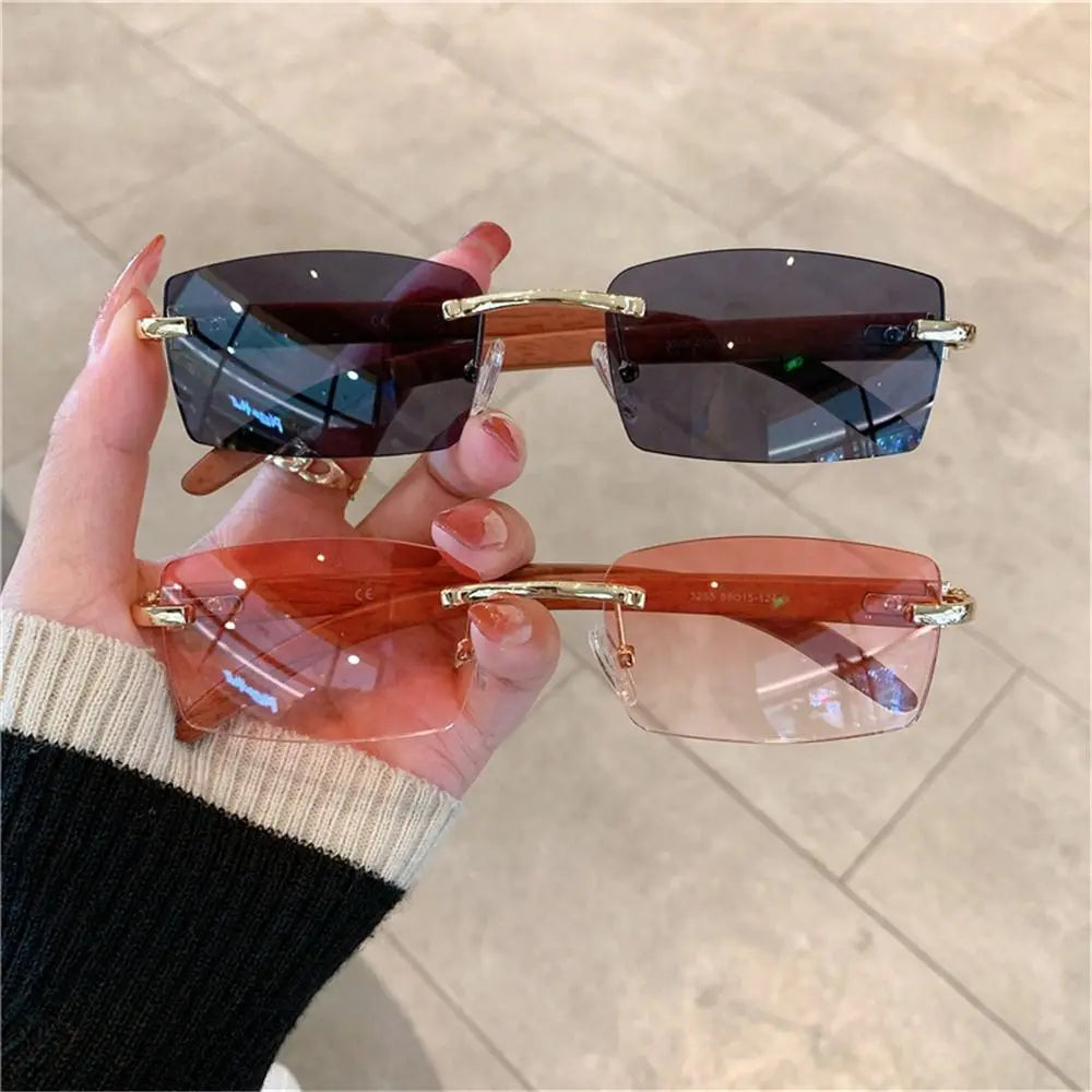 Tangueu Selection - Lunettes de Soleil Rectangle Style Punk et Tendance