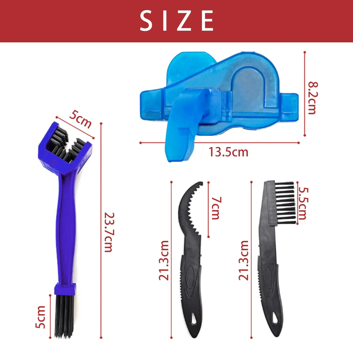 Portable Bike Chain Cleaning Tool Bicycle Drivetrain Cleaner Kit for Mountain Bike Road Bike Bicycle BMX Maintenance