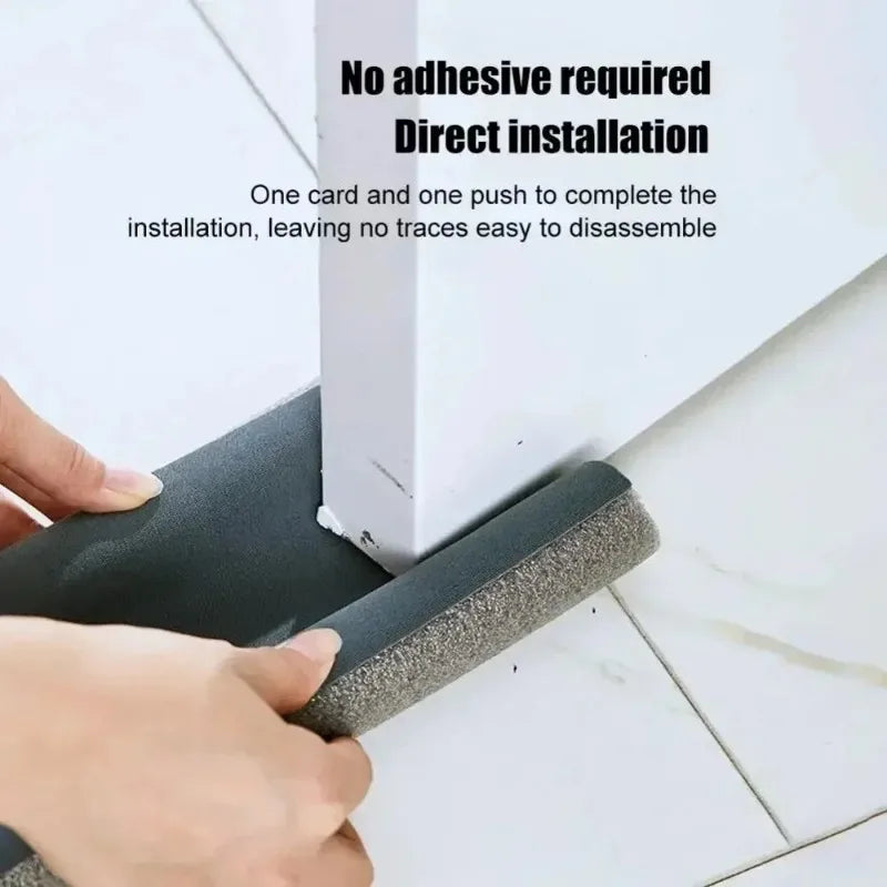 Double Door Seal Strip Windproof Draft Excluder Stopper Dustproof Blocker Soundproof Bottom Guard Door Protector