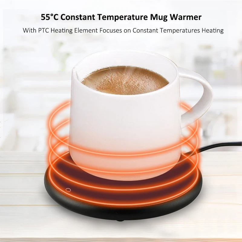 Smart USB Mug Warmer Coaster for Coffee and Tea