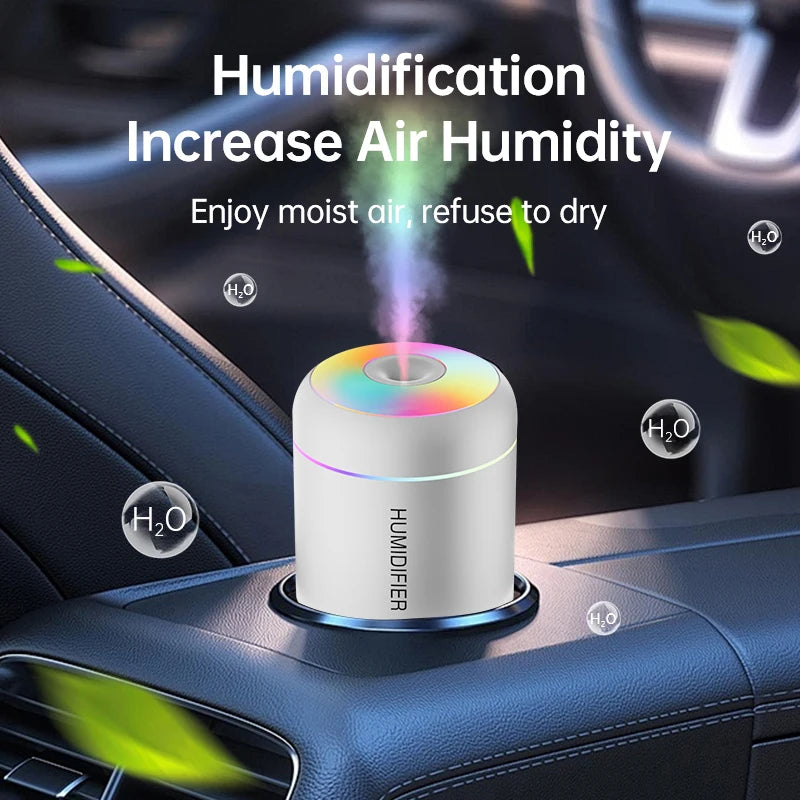 Mini Portable Air Humidifier & Essential Oil Diffuser (180ml)