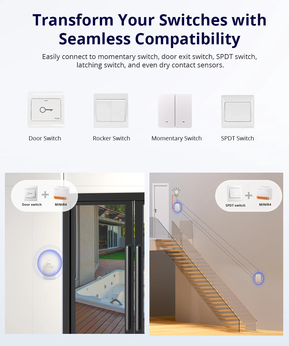 Interrupteur Connecté WiFi Sonoff Mini R4