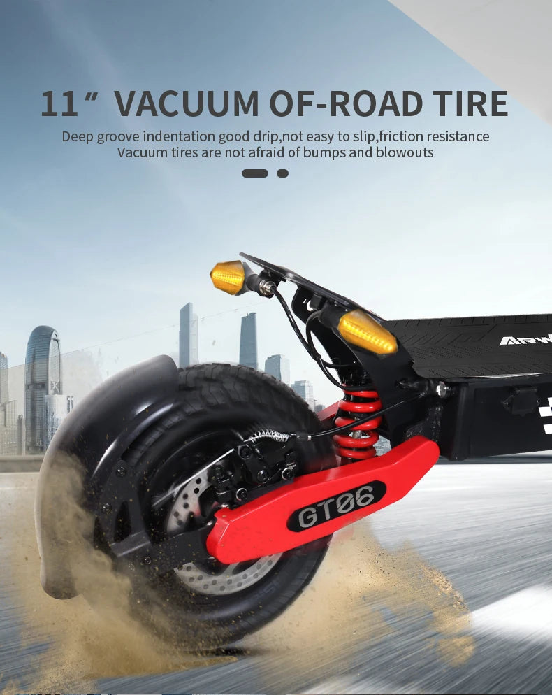 Arwibon GT06 Electric Scooter - 1200W