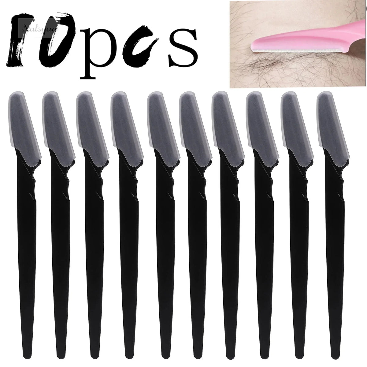 Wholesale 5/10/30/40pcs Trimmer for Women Eyebrow Men Shaver Hair Face Protective Cover Safe Rap