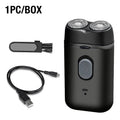 HTMCK Men's Double-Headed Electric Shaver Portable USB Charging Multi-Functional Rechargeable Travel-Friendly Grooming Kit