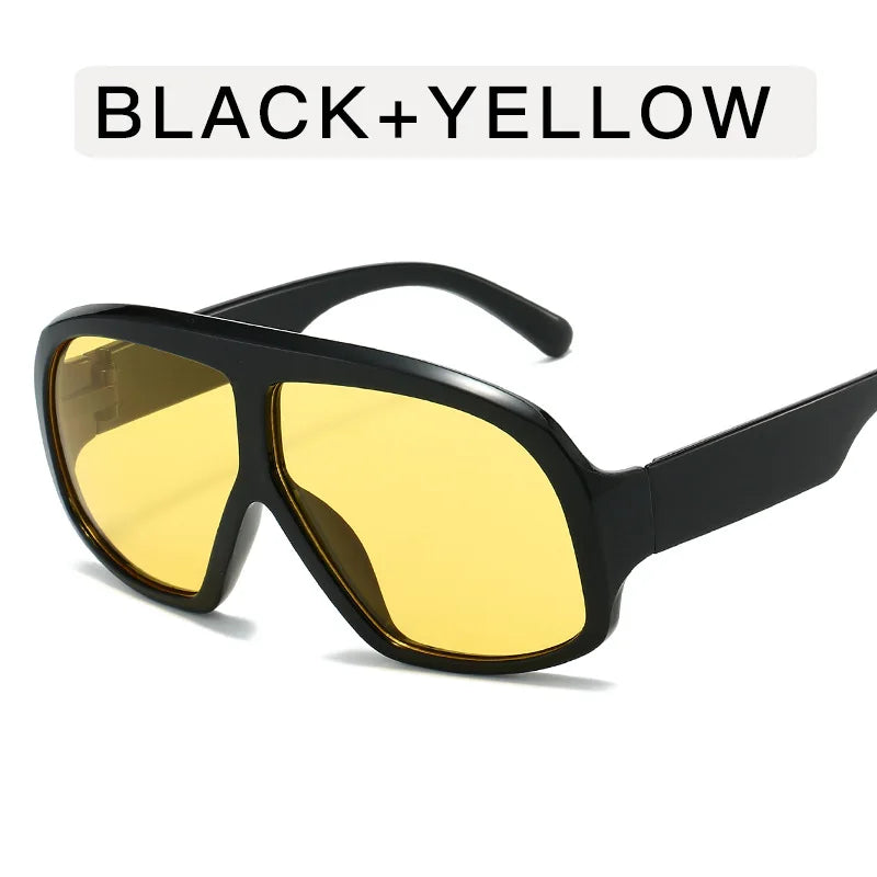 Vintage Oversized Gradient Sunglasses Women New Fashion Leopard Print Elegant Sun Glasses Ladies Trendy Cat Eye Shades 306815