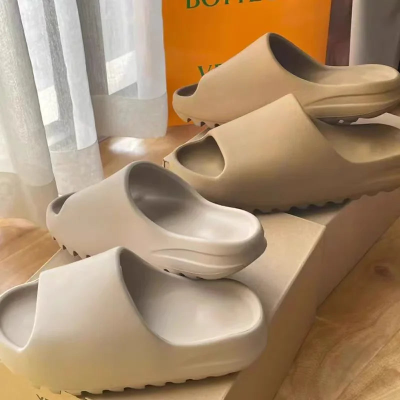 Summer Slippers For Men Women EVA Soft Bottom Indoor Home Slides Brand Slipper Man Sandals Beach Shoes Male Slippers Flip Flops