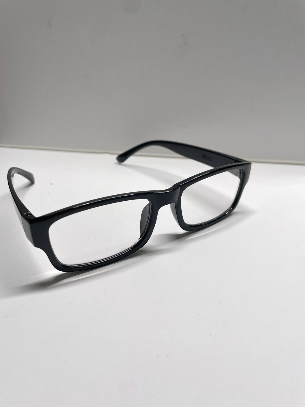 Auto Focus Reading Glasses Black Frame Clear Lens Rectangular PC Material Unisex Men Women for Indoor Home Use
