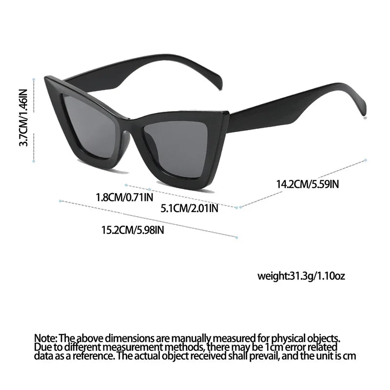 Big Frame Vintage Square Sunglasses Women Men Cat Eye Sun Glasses Eye Glasses Goggle Square Male Female Rectangle Sunglasses ﻿