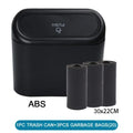 1Pcs Leak-proof Mini Car Trash Can with Lid Small Car Accessories Garbage Bags for Vehicle Interior