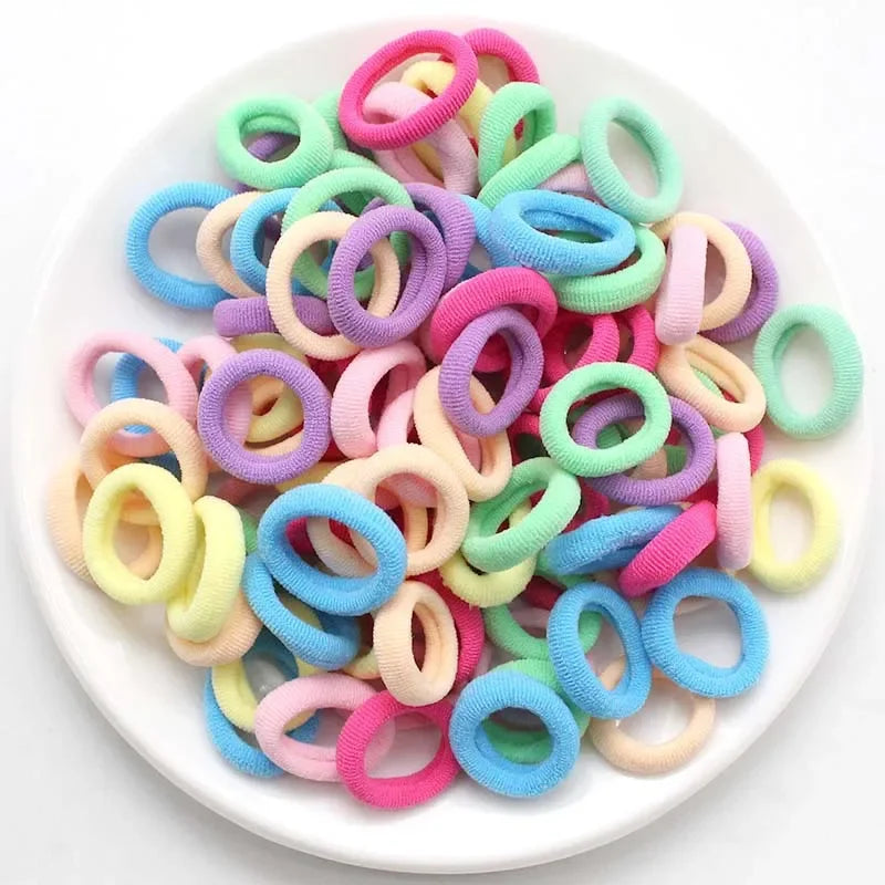 Elastic Hair Bands Ponytail Hold Hair Tie Rubber Bands Scrunchie Hair Accessories Bands for Girls Hair Accessories for Women