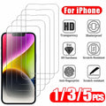 1~5PCS HD Tempered Glass For iPhone 18 16 17 Pro Max 17e 16e 15 14 13 12 Screen Protector Film For iPhone 11 13 Mini Glass