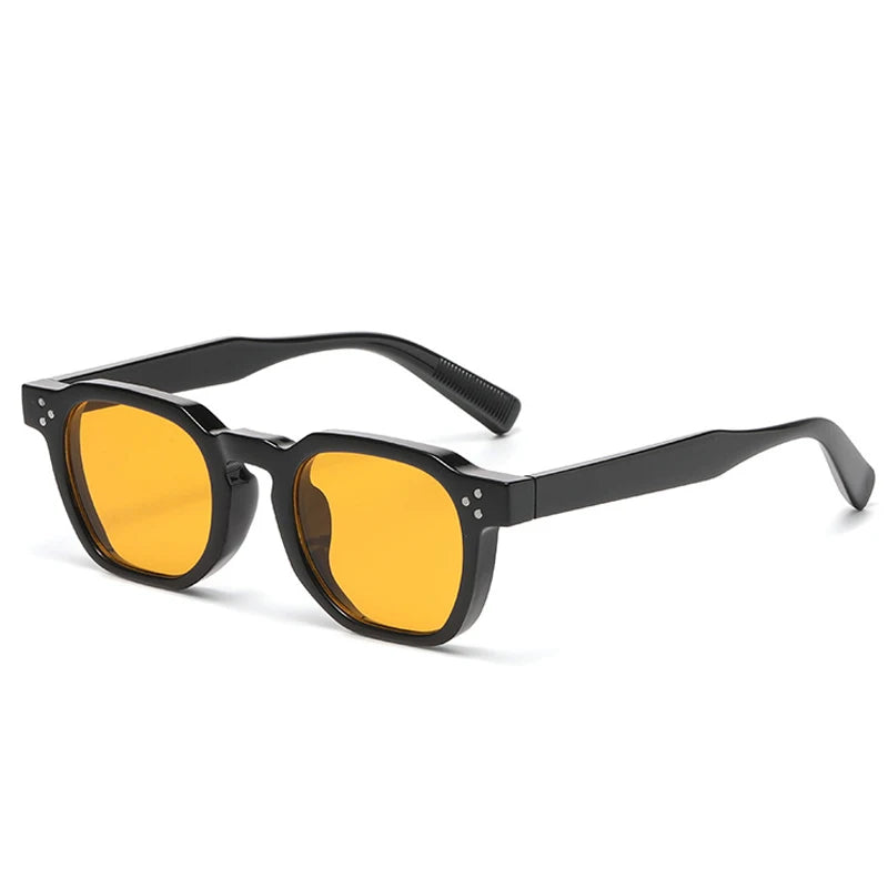 JNPCXI Fashion Vintage Rivet Oval Sunglasses Women Men Luxury Leopard Sun Glasses Anti Blue Light Eyeglasses Frame