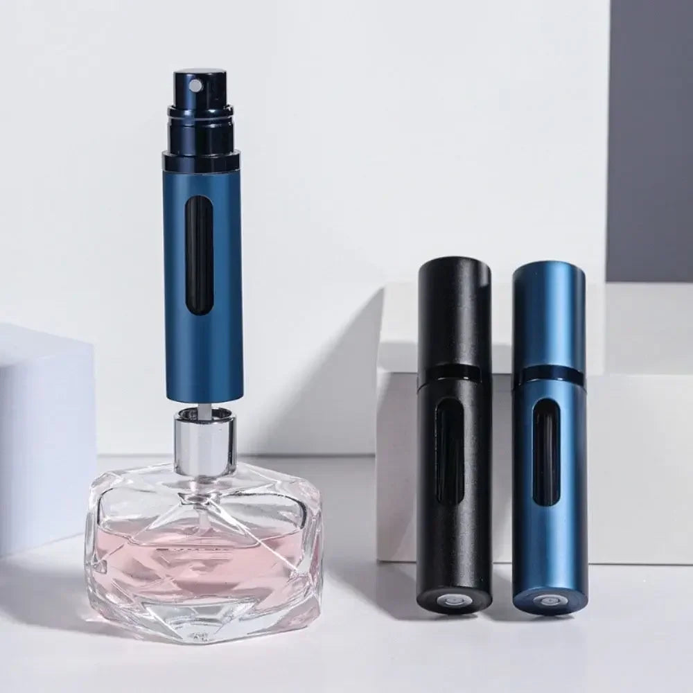 5ml Mini Aluminum Spray Alcochol Empty Refillable Bottle Portable Perfume Atomizer Liquid Container For Cosmetics Traveling