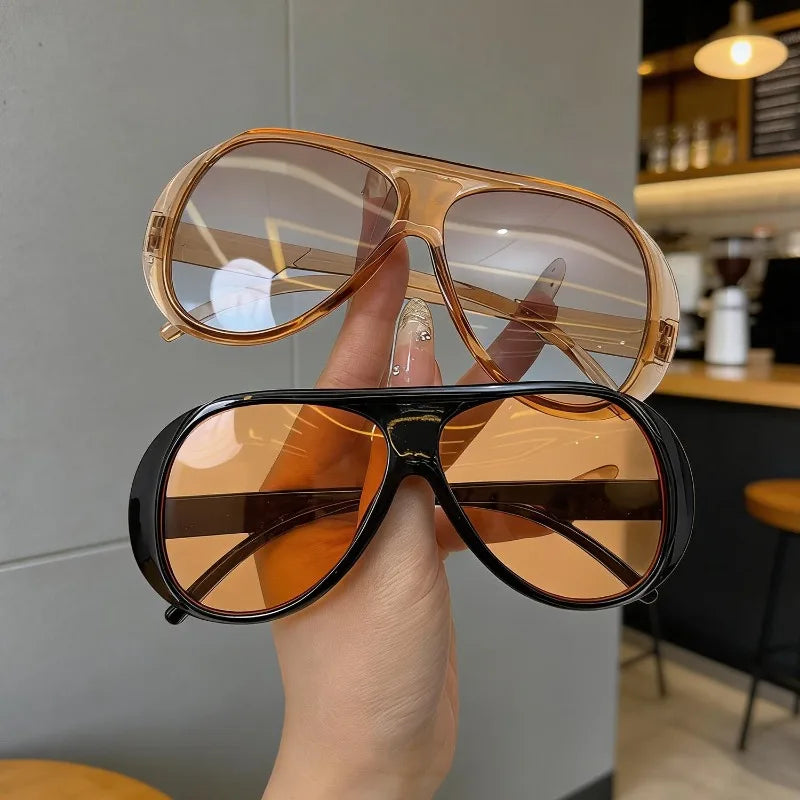 Retro flat top Sunglasses