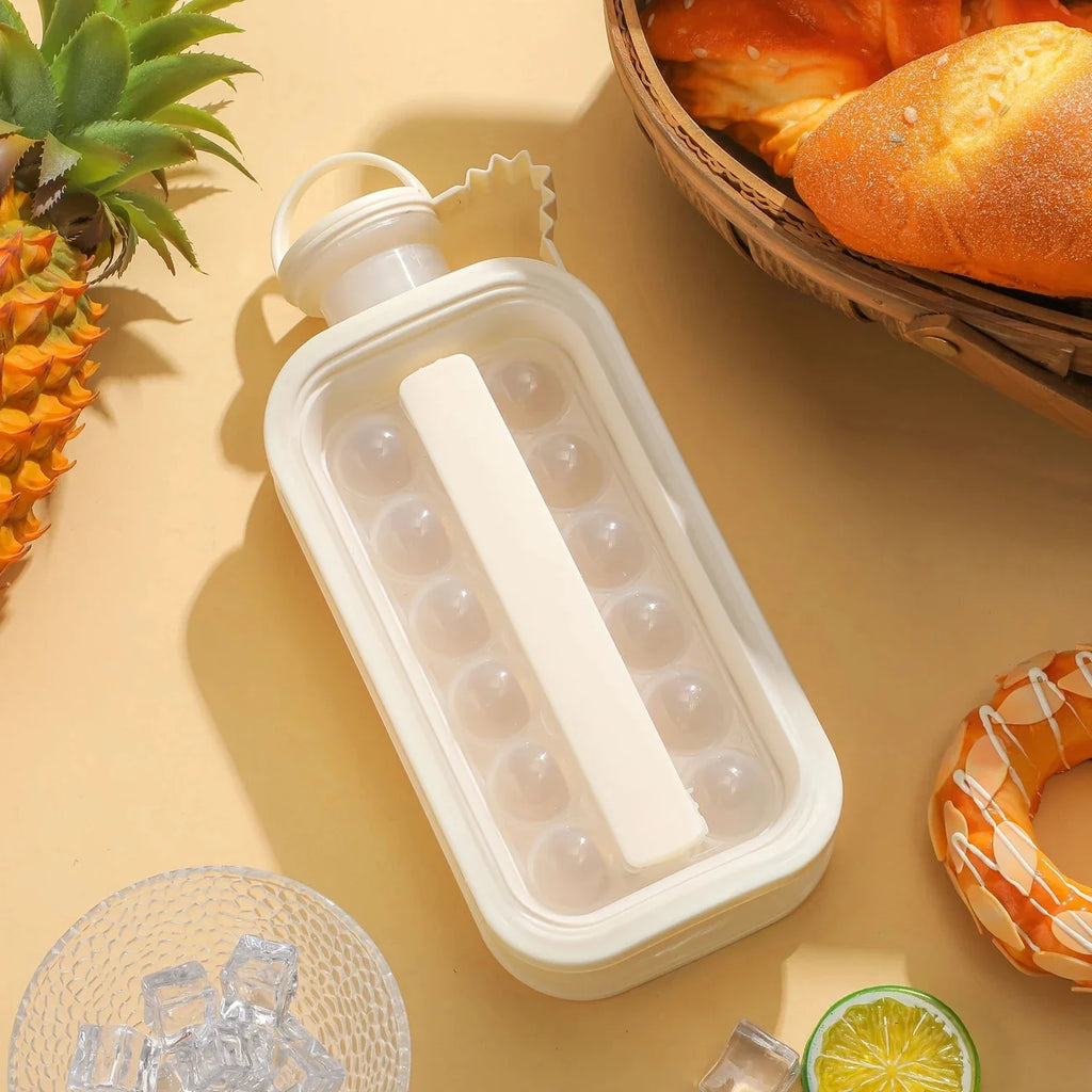 Portable 2-in-1 Silicone Ice Cube Maker & Water Bottle