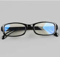 Auto Focus Reading Glasses Black Frame Clear Lens Rectangular PC Material Unisex Men Women for Indoor Home Use