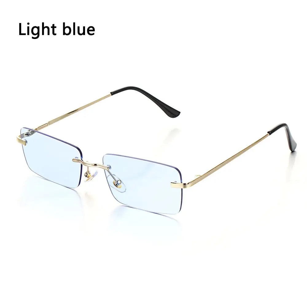 Tangueu Selection - Lunettes de Soleil Rectangle Style Punk et Tendance