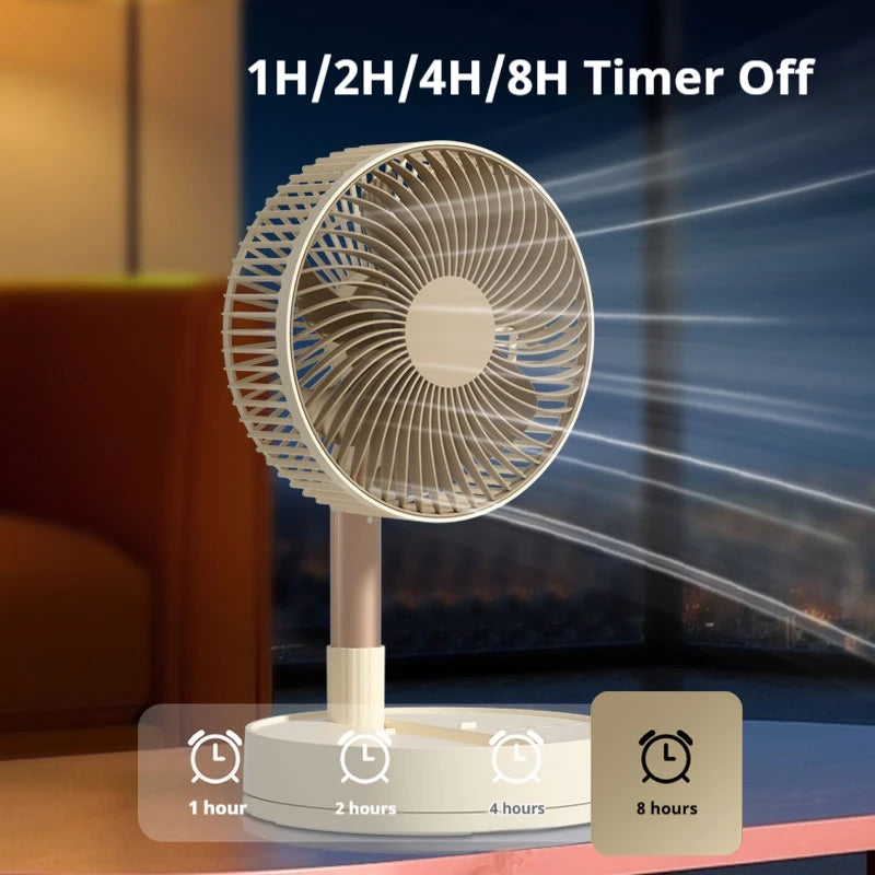 Mini Ventilateur Pliable et Portable avec USB.