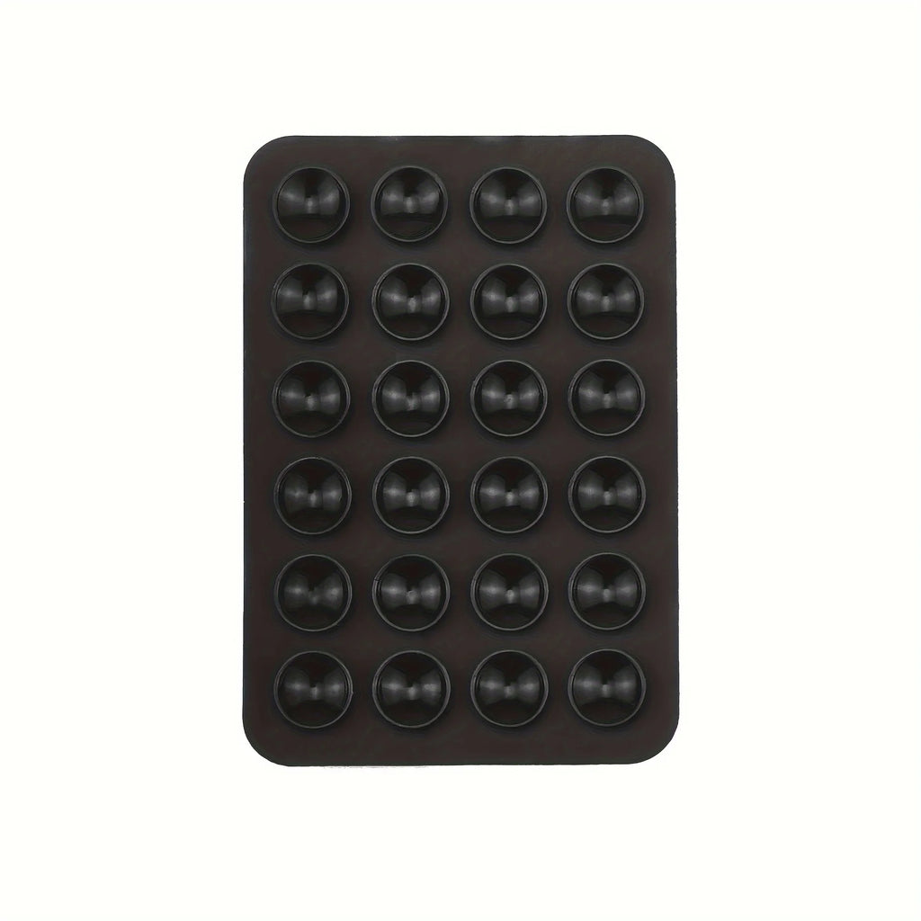 2PCS Silicone Suction Phone Holder Mat Multi-functional Suction Cup Phone Stand Square Single-Sided For Selfies And Videos