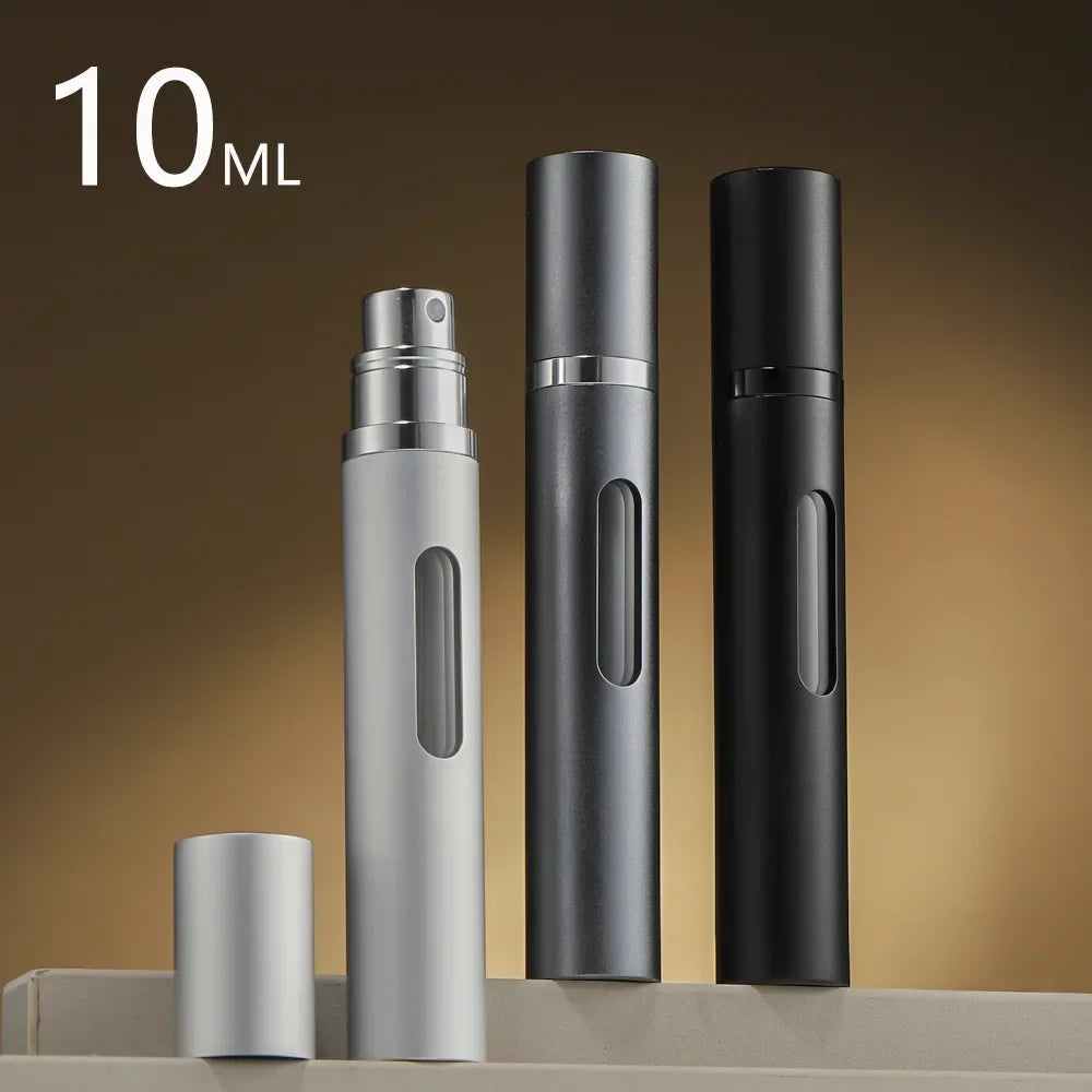 5ml Mini Aluminum Spray Alcochol Empty Refillable Bottle Portable Perfume Atomizer Liquid Container For Cosmetics Traveling