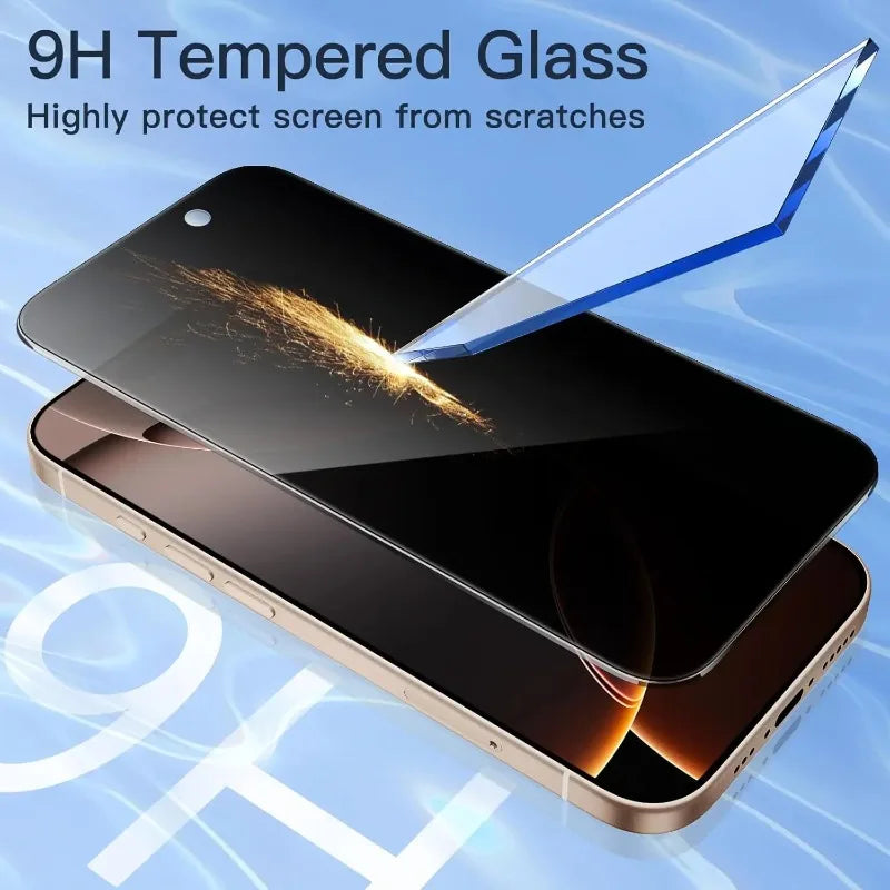 1-5 PCS Anti Spy For iPhone 17 16 15 Pro Max Privacy Screen Protector Front Film iPhone 14 Plus 13 12 11 Privacy Film