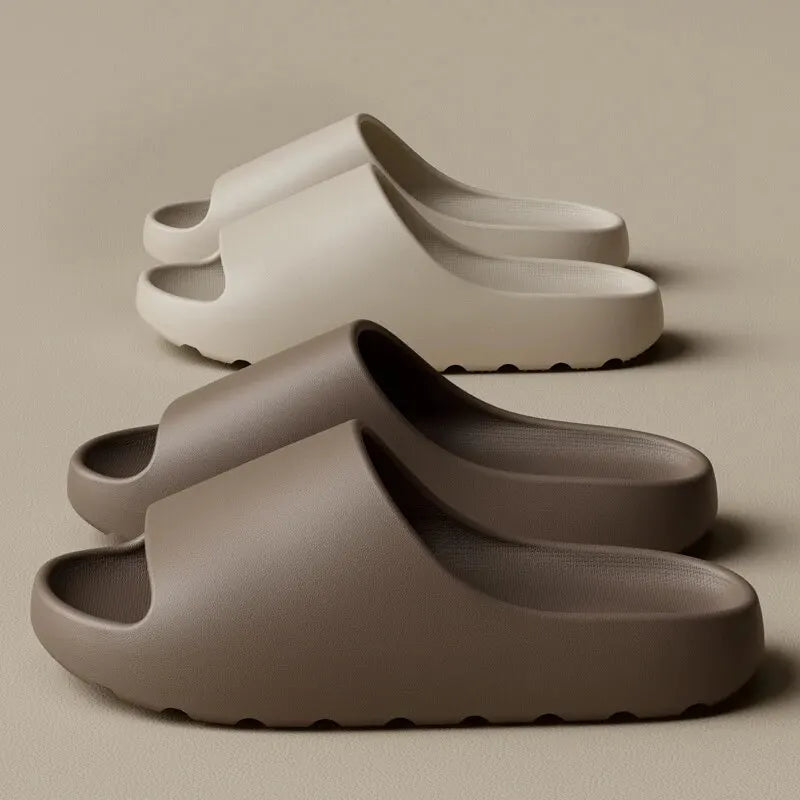 Coconut Slippers Feel like Stepping on Clouds Thick-soled Sandals Summer New Non-slip Wearing Sandals（Shoebox Not Included）