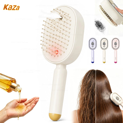 Brosse Démêlante & Spray Vapeur 3-en-1