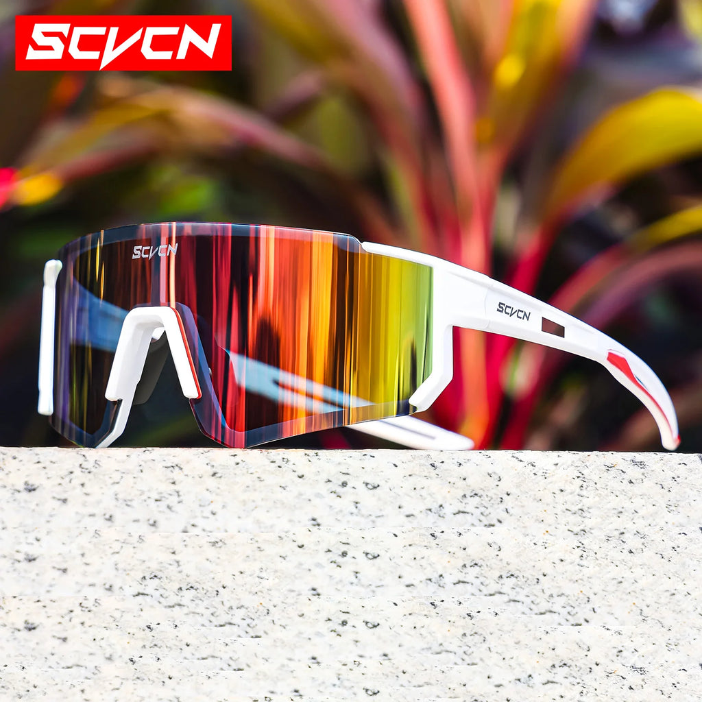 Lunettes de cyclisme SCVCN avec protection UV400, idéales pour le sport en plein air