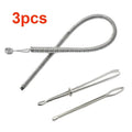 Bendable Spring Drawstring Threader, Flexible Metal Elastic Band Rope Threading Tool, for Sweatpants Hoodies, Sewing Accessories