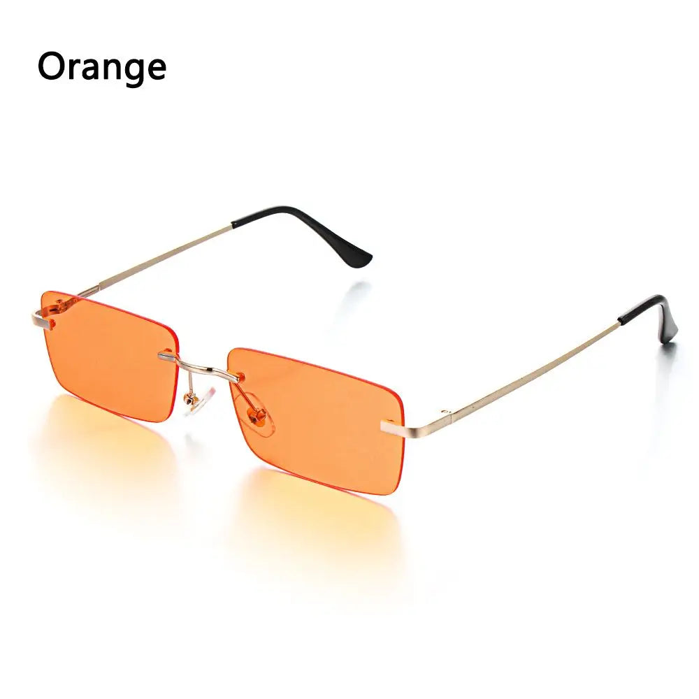 Tangueu Selection - Lunettes de Soleil Rectangle Style Punk et Tendance