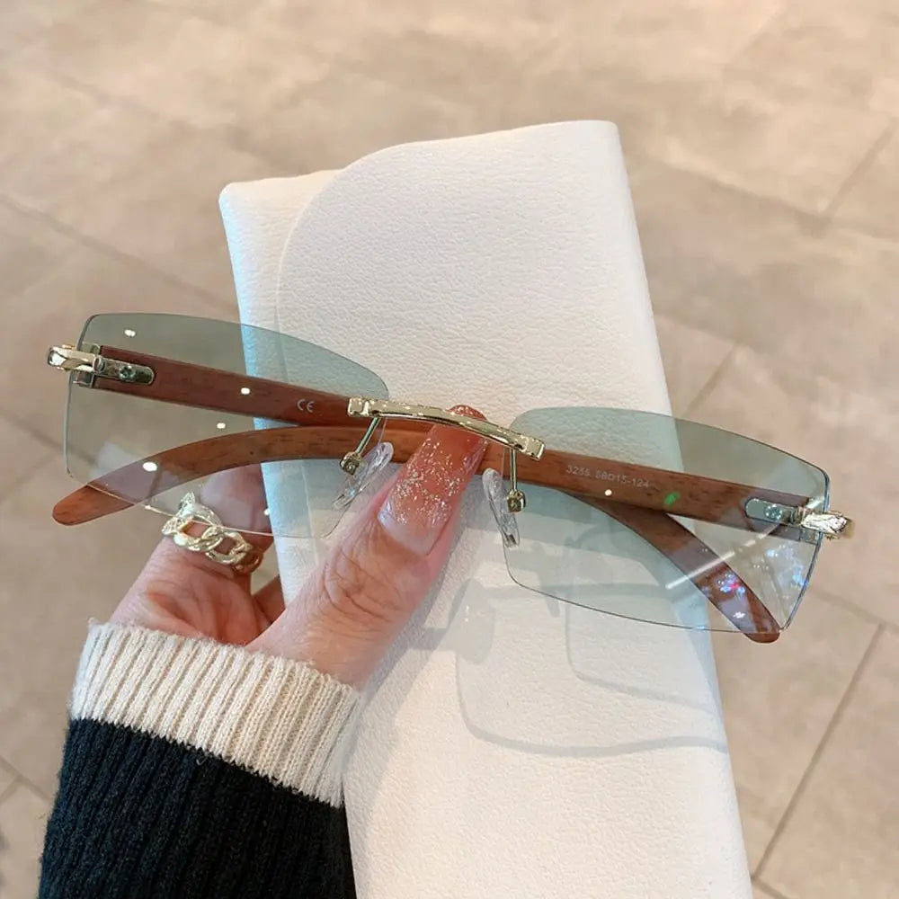 Tangueu Selection - Lunettes de Soleil Rectangle Style Punk et Tendance