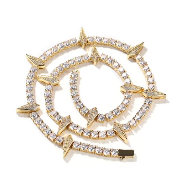 Men's Zircon Pendant Necklace – Modern Minimalist Design